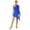 Royal Blue, variant on Sywiyi Womens Lace Patchwork Lyrical Dance Costume Sheer Mesh Dance Leotard Dress Asymmetric Black S
