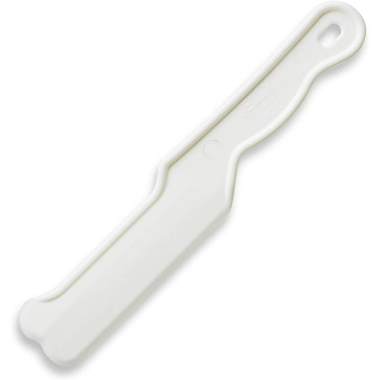 Compac Jelly Knife Spreader Plastic Knife Spatula and Contoured Jar Scraper  for Peanut Butter, Jelly, Jam, Preserves