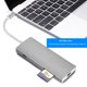 thumbnail image 5 of 2K/4K Video Tipo C Hub 5Gbps Datos USB3.0/HDMI/LAN/TF/SD USB 3.1 Tipo C Hub HDMI - Gris Hierro, 5 of 11