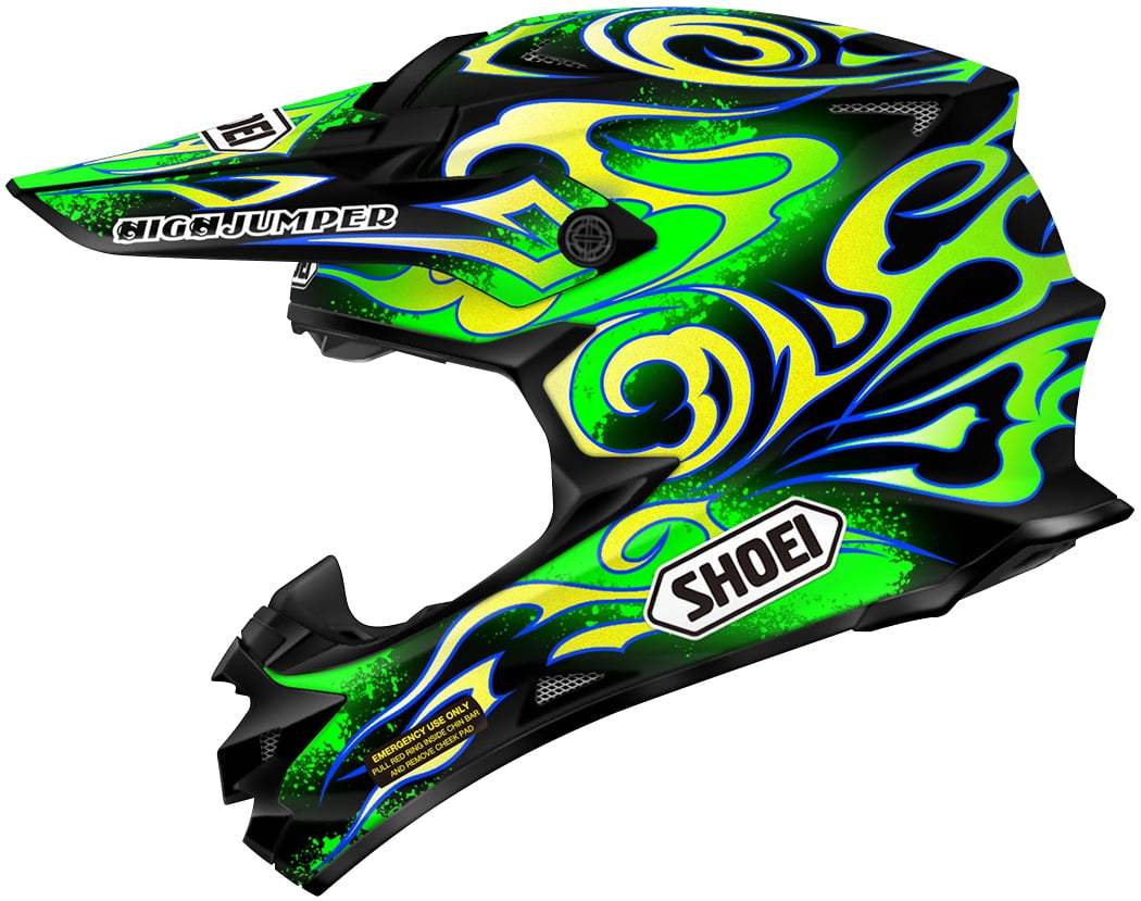 Shoei VFX W Taka Helmet Green XSM 0145 9104 03 Walmart