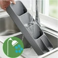 thumbnail image 5 of Musement Drawer Cutlery Organizer Tray Kitchen Storage Holder Rack for Cutlery Silverware - Gray, Multi-Purpose Kitchen Storage and Organization Solution, 5 of 8
