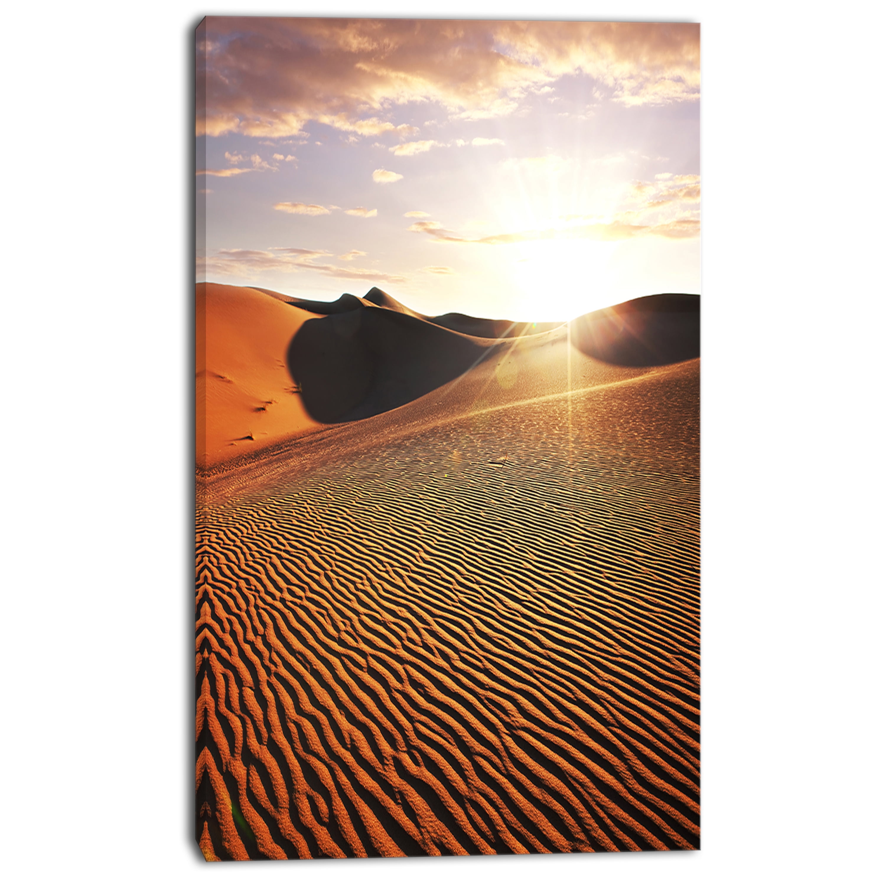 Sahara Desert At Sunset - Landscape Canvas Art Print | Walmart Canada