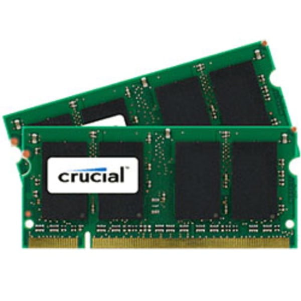 Crucial™ DDR2 Memory Upgrade Kit For Notebook Computers, 2GB (1GB x 2