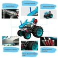 thumbnail image 5 of Wisairt Remote Control Monster Truck,1:16 4WD Shark RC Car with 360 Degrees Rotation Upright Stunt Car Toys for Kids Boys Girls Age 3+(Blue), 5 of 9