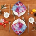 thumbnail image 4 of BZSMCE Satin Native Fab Cotton Dinner Napkin Colorful Cocktails with Fruit Reusable, 4 of 8