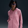 thumbnail image 3 of Women's Nike Sportswear Club Fleece Full-Zip Hoodie Color: Elemental Pink Heather Size: X LARGE, 3 of 4