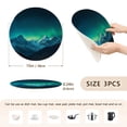 thumbnail image 2 of 3PCS Trivet Mats 15 Inch Round Heat-Resistant Pot Holders Hot Pads Table Decor Beautiful Night Sky, 2 of 6