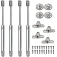 thumbnail image 1 of 4 Pcs Gas Strut 100n Gas Struts Hydraulic Gas Spring Gas Strut Shock Absorbers Adjustable Struts Hydraulic Furniture For Kitchen Home Shop Store [free, 1 of 5