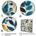 thumbnail image 3 of DESIGN ART Designart "Blue Fern"S Symphony" Floral Ferns Wall Decor 30 in. wide x 30 in. high, 3 of 5