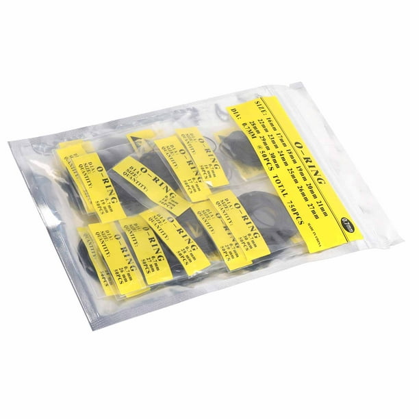 Junta tórica de goma, juego de 750 piezas, juego de juntas tóricas universales de 12 mm y 30 mm, juntas tóricas para reloj fabricadas para durar