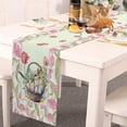 thumbnail image 4 of Dsscvnef Easter Egg Bunny Table Runner Kitchen Table Decoration Table Cloth Pad Coffee Table Cloth Holiday Banquet Living Room Table Cloth (7), 4 of 7