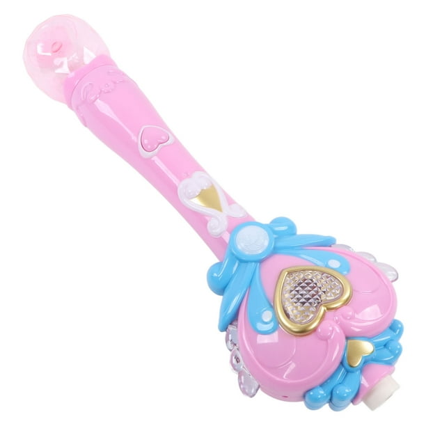 Varita de soplador de burbujas iluminada varita de soplador de burbujas automática para niños Hermosa botella de burbujas a prueba de fugas Bordes divertidos sin rebabas Seguro ANGGREK Otros
