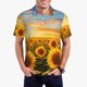 thumbnail image 1 of Balery Beautiful Golden Sunflower Field Camisa Polo de Hombre con Estampado, de Manga Corta y Tejido Medio, Camisa Tipo Golf Polo-Medium, 1 of 6
