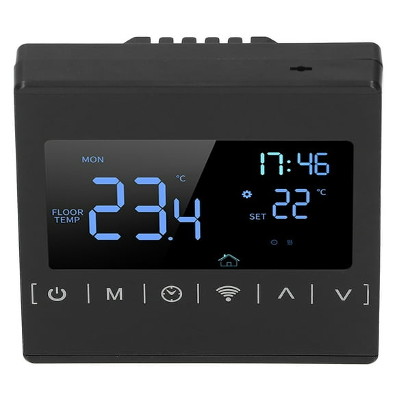 Digital Programmable Thermostat, Practical Touch Button Touch Screen Smart Thermostat Stable For Home For Temperature Control
