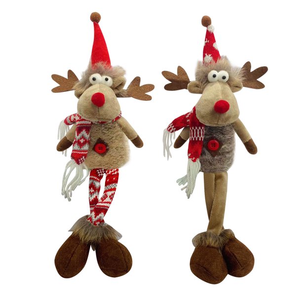 Gibobby Gnomos navideños Decoración de felpa Escandinavo Tomte Decoración de mesa(A,B)