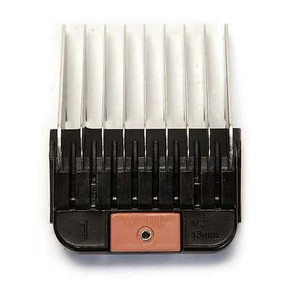 Stainless Steel Attachment Clipper Combs for Dogs Dog Grooming Kit Available (1 = 1/2 Inch - Orange)