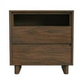 thumbnail image 4 of Butler Specialty Company Table de Nuit en Bois à 2 Tiroirs, Marron, 4 of 7