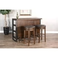 thumbnail image 3 of Pemberly Row 30" Wood Backless Swivel Barstool in Tobacco Leaf - Set of 3, 3 of 10