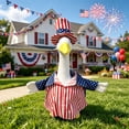 thumbnail image 5 of Nkmbld Independence Day Porch Goose Outfits 4th of July Goose Clothes Fits 23" Cement Plastic Goose Statue for Outdoor Lawn Garden Yard Patio Decoration, 5 of 8
