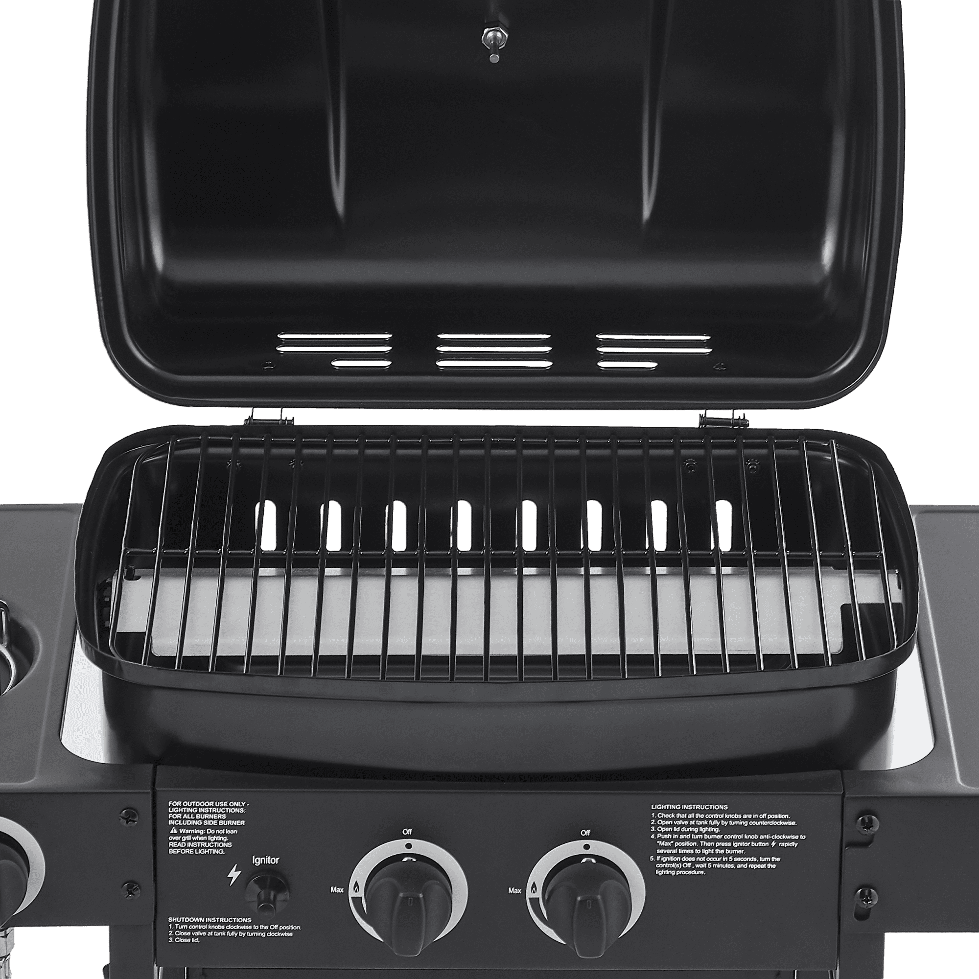BOFANG Stainless Steel BBQ Grill with Side Burner for Backyard & Patio