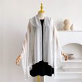 thumbnail image 5 of Women Chiffon Shawls and Wraps for Evening Dresses, Floral Sheer Cape Poncho Cover Up Beach Silk Scarf Elegant Wedding Party Stole, 5 of 5