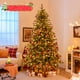 thumbnail image 2 of Costway Árbol de Navidad artificial de 240 cm con 1226 puntas de ramas 410 luces LED de color blanco cálido, 2 of 4