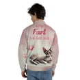 thumbnail image 5 of Every Fart is Love Note Devon Rex Guilty Face Happy Valentine's All Over Print 3D Baseball Jacket Cat Lover Kitten Owner Gifts Bomber Jacket Softball - 01016, 5 of 6