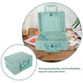 thumbnail image 2 of Shisuyan Woven Storage Basket Storage Box with Handle Woven Suitcase Woven Storage Box, 2 of 9