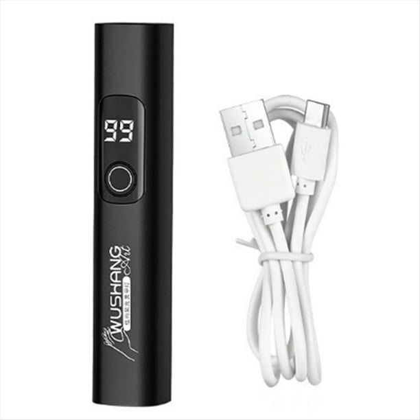 Lámpara de Uñas UV LED Portátil para Uñas de Gel, Secador de Uñas USB de Secado Rápido, Lámpara de Uñas Portátil para Salón de Uñas DIY.