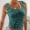 Dark Green, variant on Womens Tanks Womens Square Neck Ribbed Tank Tops Sleeveless Crop Tops Summer Clothes Platform Competitor Women's Square Neck Wide Strap Crop Tank Tops Slim Fit Rose Gold M