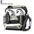 thumbnail image 3 of TPU Protective Case for AirPods 4 (2024) with Hook, Camouflage Patterns, 2-Piece Design, Wireless Charging, 3 of 6