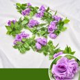 thumbnail image 3 of Guirlande de Roses Artificielles Suspendue Simple Fausse Vigne de Roses Décoration Florale, 3 of 10
