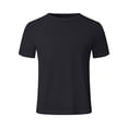 thumbnail image 2 of LTTVQM T-Shirts for Men 2026 Spring Summer Crew Neck Casual T Shirts Plain Short Sleeve Shirts Basic Tees Black XL, 2 of 6