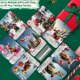 thumbnail image 5 of Fiudx Liquidación de ahorros de verano Monedero de madera con forma de tarjeta original de 8 piezas, bonito monedero de madera, colgante de monedero navideño, decoración del hogar, 5 of 7