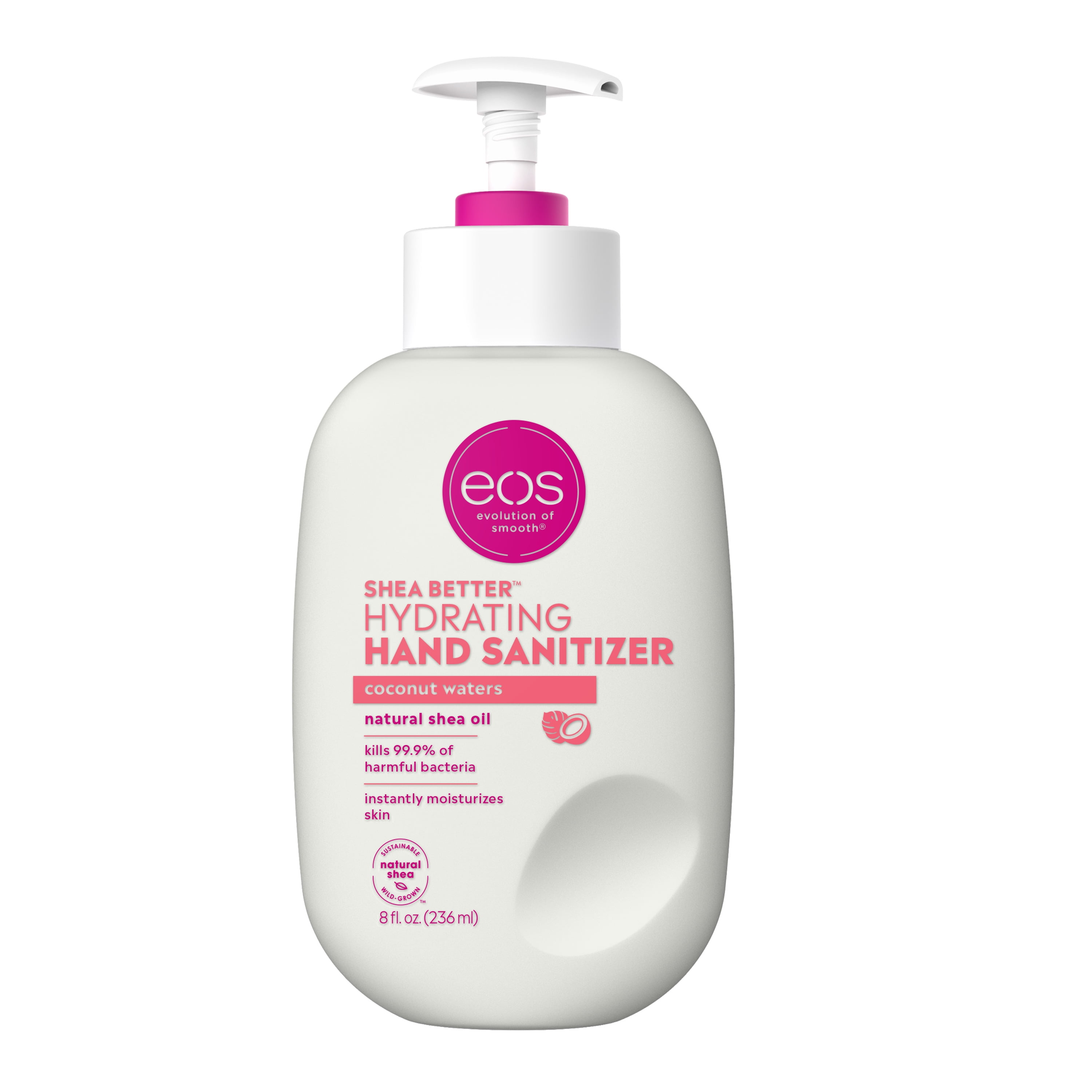 eos Shea Better Hydrating Hand Sanitizer - Coconut Waters | 8 fl oz