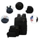 thumbnail image 3 of Mochila de viaje para portátil, mochila grande para hombre y mujer, mochila de negocios de 17 pulgadas con bandolera y monedero, mochila universitaria resistente de tres piezas., 3 of 9