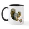 thumbnail image 2 of CafePress - Squirrel Easter Basket Mug - 11 oz Ceramic Mug - Novelty Coffee Tea Cup, 2 of 6