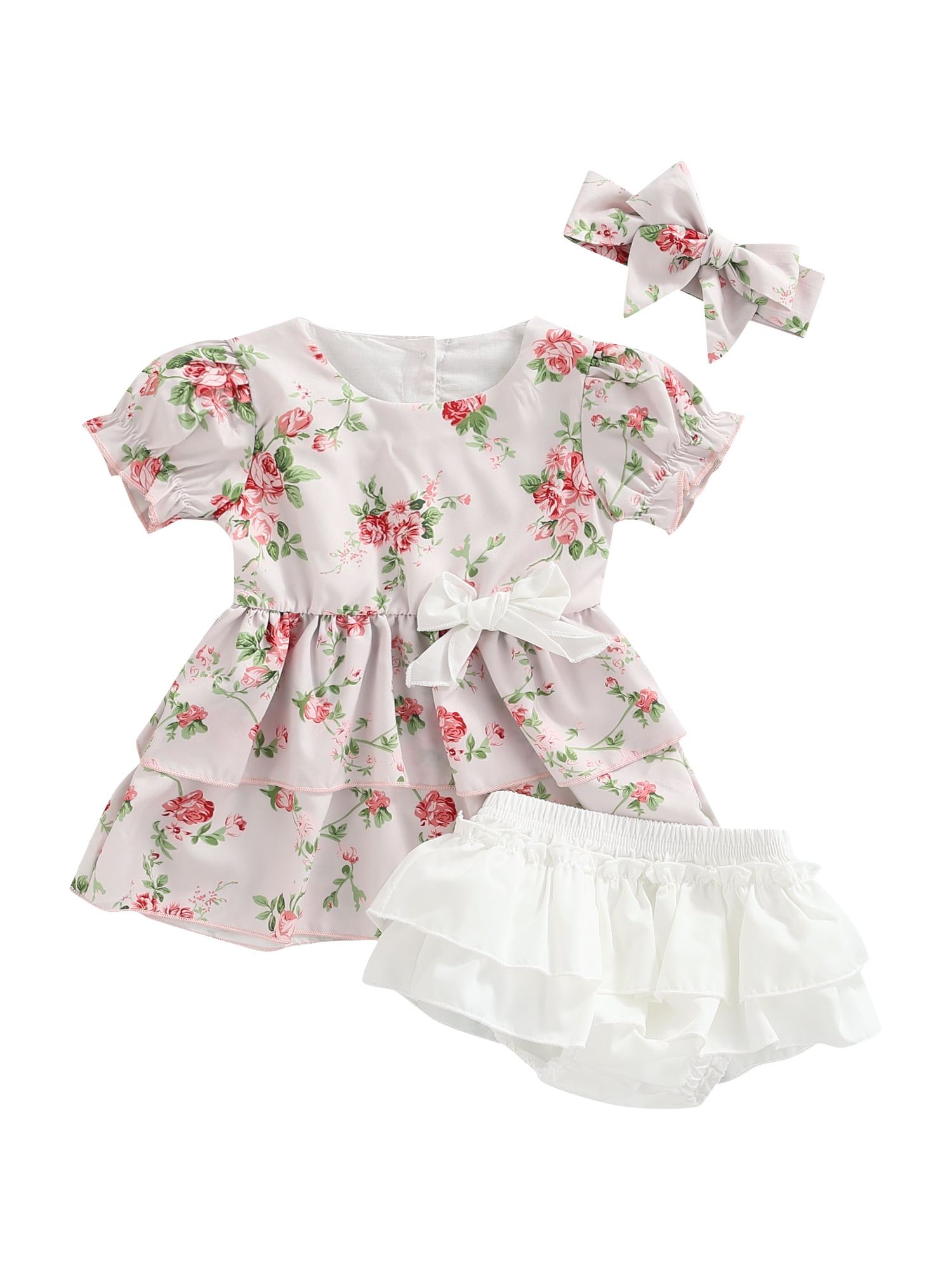 Baby girls clothes sailor wheel dress pants headband set 6-12 12-18 18-23 months 