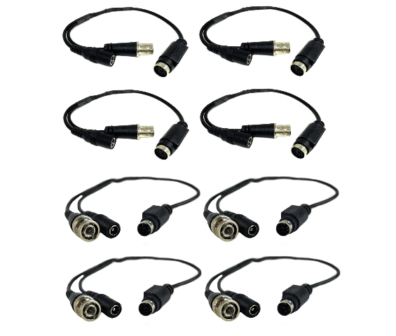 Swann Samsung Male Din Cable Adapter DVR CCTV 4-6 Pin Camera Replacement