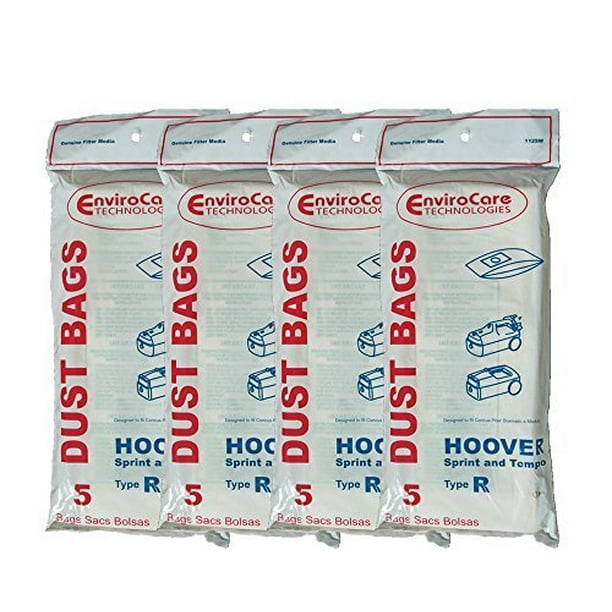 20 Hoover Type R Sprint, Tempo, Allergy Vacuum Bags, Sprint, Tempo
