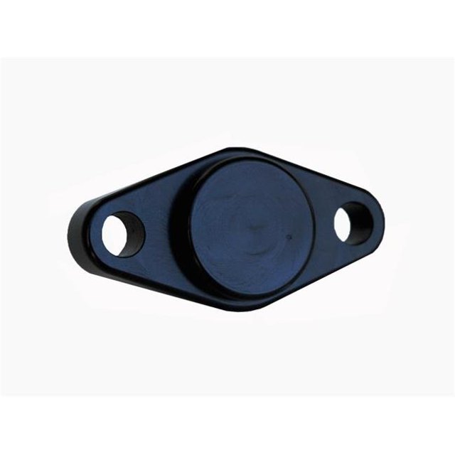 Durablue 92-1001bl Parking Brake Block-Off Plate - Black Anodize
