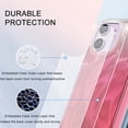 thumbnail image 4 of Dteck iPhone 11 Full Body Case with Built-in Screen Protector Gradient Shockproof Protective Girls Women Heavy Duty Phone Case for iPhone 11 6.1 inches 2019,Rose, 4 of 7
