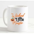 thumbnail image 1 of Coffee Mug Halloween Decorations Wicked Little Monster Pumpkin Halloween White Coffee Mug Funny Gift Cup, 1 of 2