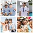thumbnail image 4 of Sombrero Captain Hat ANABIUP Premium azul marino para hombre y mujer, 4 of 7
