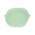 thumbnail image 2 of DQrwqpou Freidoras Aire Antiadherentes Bandeja Silicona para Hornear Utensilios Reutilizables para Hornear en Casa (verde) 3 Uds., 2 of 9