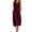 *Wine, variant on VBVC Women's Color Block Collar Sleeveless Midi Dress,Button Detail Shift Dress For Women,Ladies' Casual Peter Pan Collar Tunic Dress with Pockets,White,S-2XL