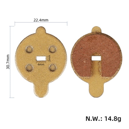 1 Pairs Metal Disc Brake Pads for xiaoFor NIU KQ3/KQ3 Pro/KQ2 Electric scooter