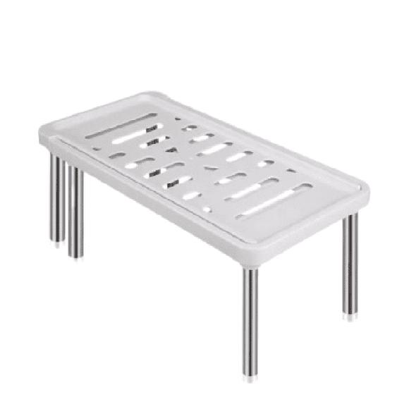 Repisa Apilable Cocina Estantería Extensible Gris