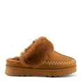 thumbnail image 5 of Flexus Alava Women’s Faux Suede Slip-On Clogs with Faux Fur Lining, 5 of 7