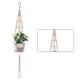thumbnail image 1 of Yuarrent Cestas colgantes 100 hechas a mano, soporte para plantas, macramé, colgador de plantas, maceta para colgar en la pared interior, soporte para Jardín y Patio No.32 Yuarrent HA001777-32, 1 of 6